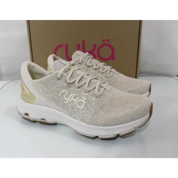 Women's Ryka Devotion X Lace Up Walking Shoes Sneakers French Beige Size 7 W - Picture 5 of 10